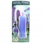 Sexual Power Pump W/ Grip Lavender