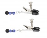 Adj Clamp W/ Blue Beads