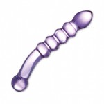 Purple Rain Ribbed Dildo