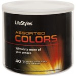 Lifestyles Assorted Colors 40pc Bowl